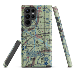 Lapeer Flyer Airport (0NK6) VFR Sectional Samsung Phone Case