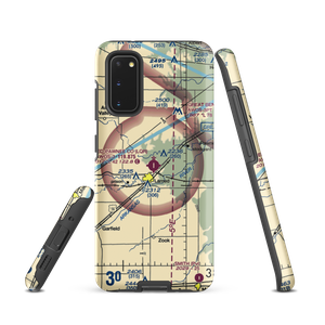 Larned Pawnee County Airport (LQR) VFR Sectional Samsung Phone Case