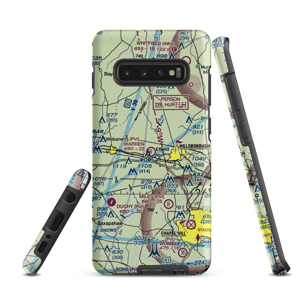 Larry F Warren Field (29NC) VFR Sectional Samsung Phone Case Samsung Galaxy S10 Plus model shown