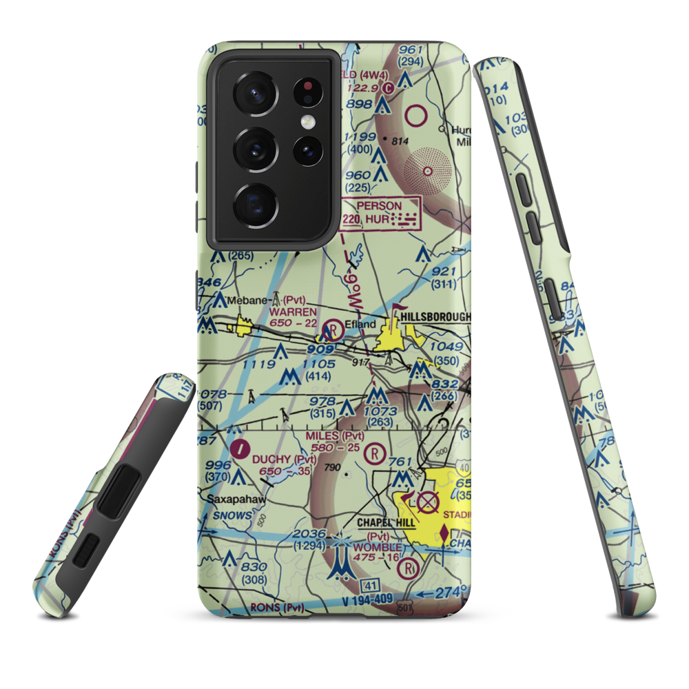 Larry F Warren Field (29NC) VFR Sectional Samsung Phone Case Samsung Galaxy S21 Ultra model shown