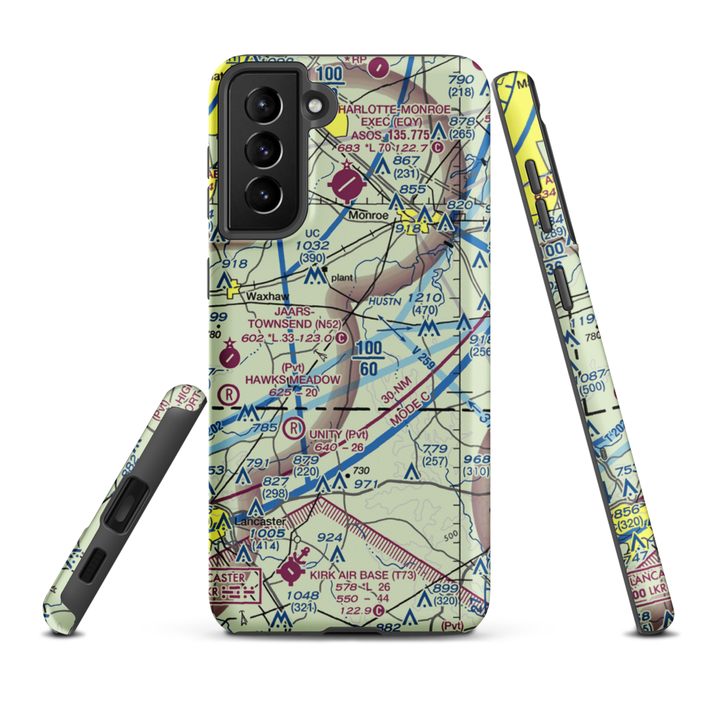 Lathan Strip (5NC2) VFR Sectional Samsung Phone Case Samsung Galaxy S21 Plus model shown