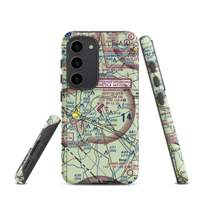 Laurinburg Maxton Airport (MEB) VFR Sectional Samsung Phone Case