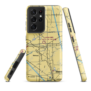 Lavina Airport (80S) VFR Sectional Samsung Phone Case