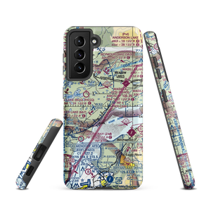 Lawrence Airstrip (55AK) VFR Sectional Samsung Phone Case