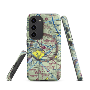 Lawrence Municipal Airport (LWC) VFR Sectional Samsung Phone Case