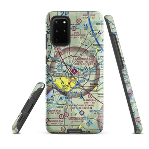 Lawrence Municipal Airport (LWC) VFR Sectional Samsung Phone Case