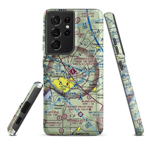 Lawrence Municipal Airport (LWC) VFR Sectional Samsung Phone Case