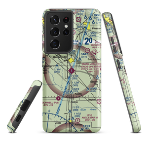 Lawrence Smith Memorial Airport (LRY) VFR Sectional Samsung Phone Case