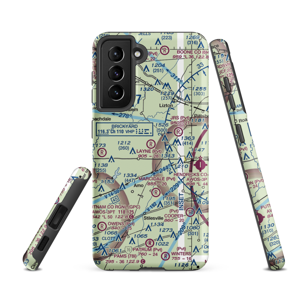 Layne Field (5II1) VFR Sectional Samsung Phone Case Samsung Galaxy S21 Ultra model shown