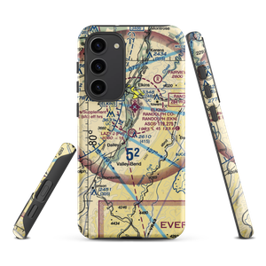 Lazy J. Aerodrome (00WV) VFR Sectional Samsung Phone Case