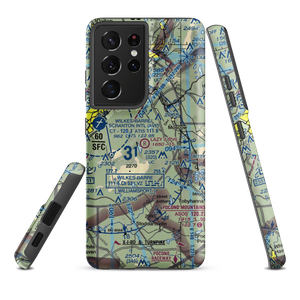 Lazy J. Ranch Airport (PS82) VFR Sectional Samsung Phone Case