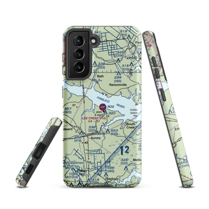 Lee Creek Airport (NC12) VFR Sectional Samsung Phone Case