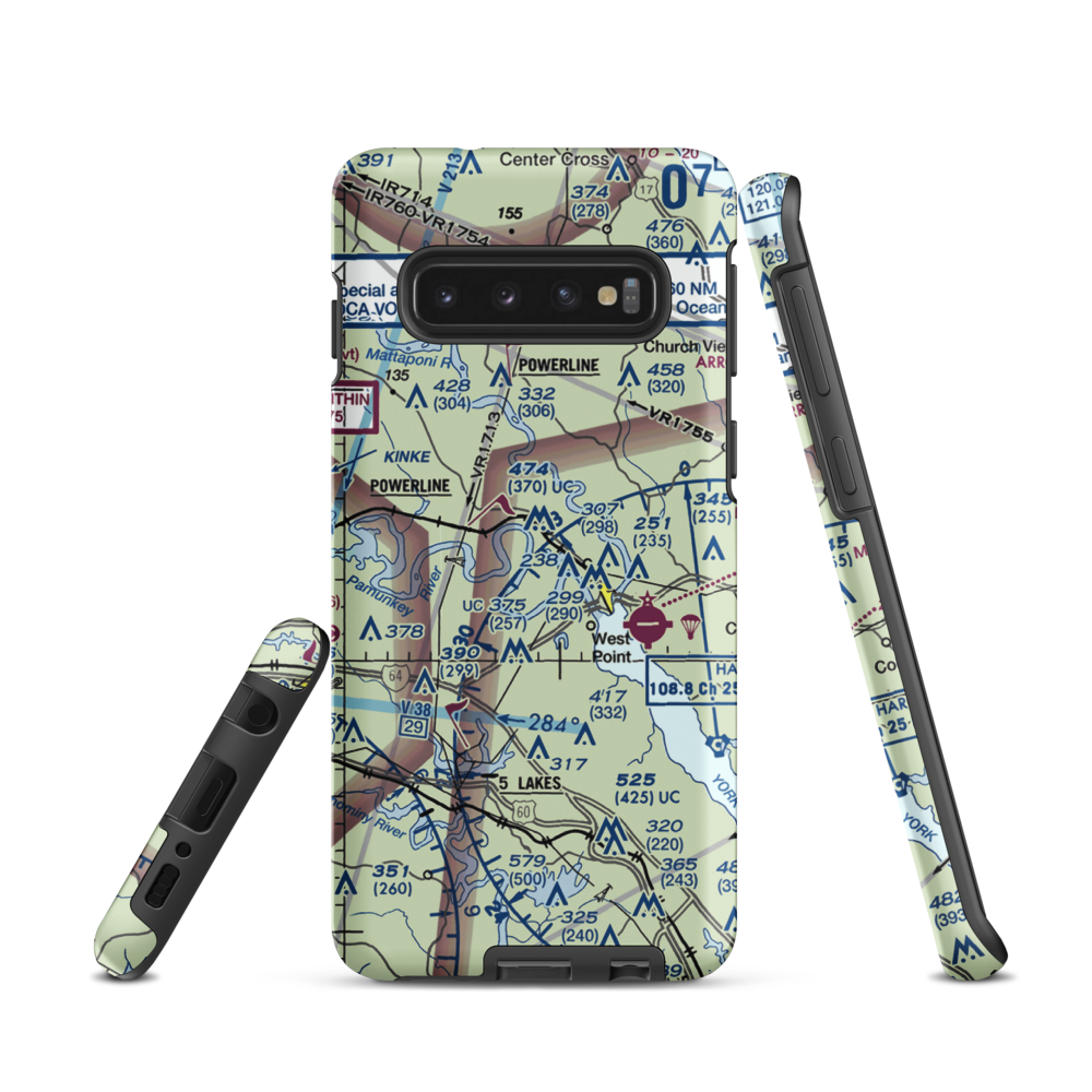 Lee Field (VG64) VFR Sectional Samsung Phone Case Samsung Galaxy S10 model shown