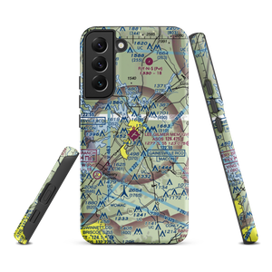 Lee Gilmer Memorial Airport (GVL) VFR Sectional Samsung Phone Case