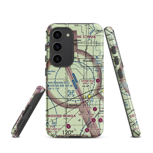 Lemoore Naval Air Station (Reeves Field) Airport (NLC) VFR Sectional Samsung Phone Case