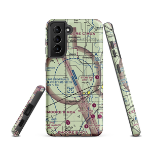 Lemoore Naval Air Station (Reeves Field) Airport (NLC) VFR Sectional Samsung Phone Case