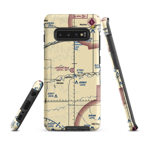 Lenora Municipal Airport (SN03) VFR Sectional Samsung Phone Case