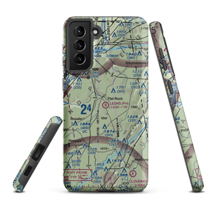 Leon's Landing Airport (4AL7) VFR Sectional Samsung Phone Case