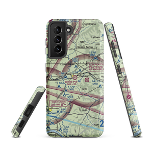 Lewis Airport (1OH9) VFR Sectional Samsung Phone Case