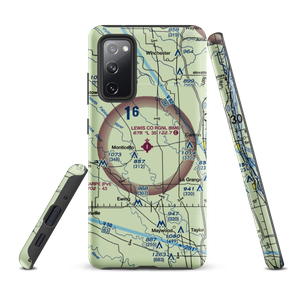 Lewis County Regional Airport (6M6) VFR Sectional Samsung Phone Case