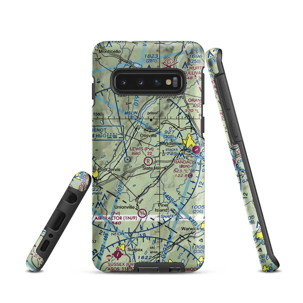 Lewis Landing Airport (NK79) VFR Sectional Samsung Phone Case Samsung Galaxy S10 model shown