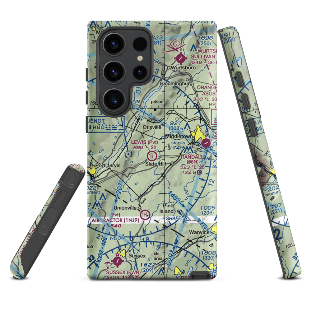 Lewis Landing Airport (NK79) VFR Sectional Samsung Phone Case Samsung Galaxy S23 Ultra model shown