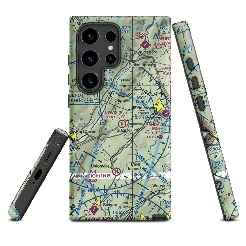 Lewis Landing Airport (NK79) VFR Sectional Samsung Phone Case Samsung Galaxy S24 Ultra model shown