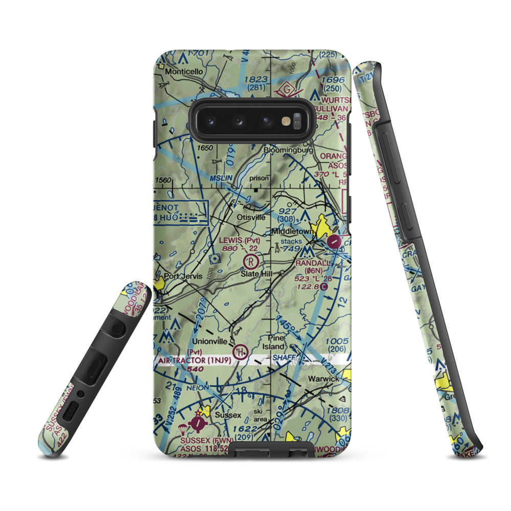 Lewis Landing Airport (NK79) VFR Sectional Samsung Phone Case Samsung Galaxy S10e model shown