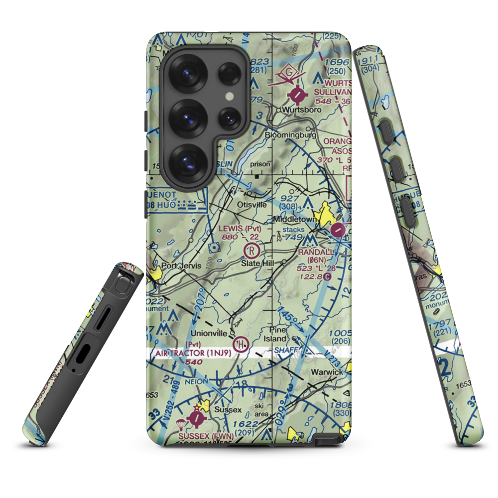 Lewis Landing Airport (NK79) VFR Sectional Samsung Phone Case Samsung Galaxy S25 Ultra model shown