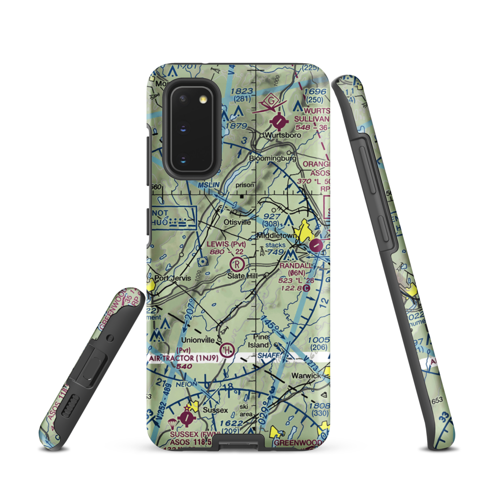 Lewis Landing Airport (NK79) VFR Sectional Samsung Phone Case Samsung Galaxy S20 model shown