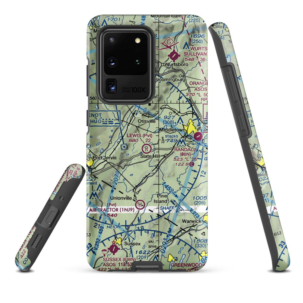 Lewis Landing Airport (NK79) VFR Sectional Samsung Phone Case Samsung Galaxy S20 Ultra model shown