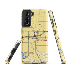 Liberty County Airport (LTY) VFR Sectional Samsung Phone Case