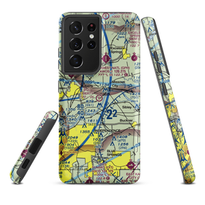 Liberty Landing Airport (4MO4) VFR Sectional Samsung Phone Case