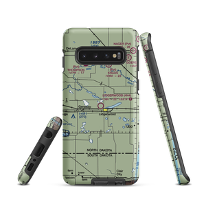 Lidgerwood Municipal Airport (4N4) VFR Sectional Samsung Phone Case