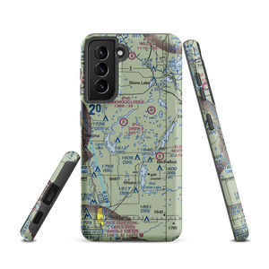 Lilac Time Airport (WI12) VFR Sectional Samsung Phone Case