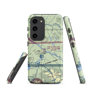 Lime Village Airport (2AK) VFR Sectional Samsung Phone Case