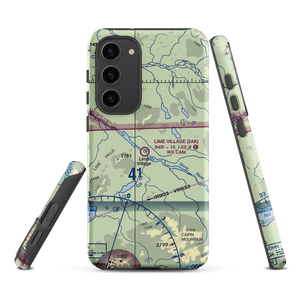 Lime Village Airport (2AK) VFR Sectional Samsung Phone Case