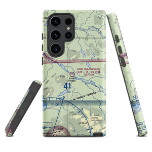 Lime Village Airport (2AK) VFR Sectional Samsung Phone Case