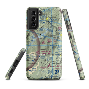 Lincoln Farms Airport (5PN8) VFR Sectional Samsung Phone Case