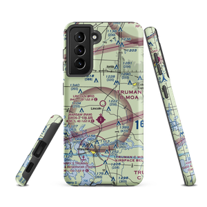 Lincoln Municipal Airport (0R2) VFR Sectional Samsung Phone Case