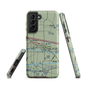 Lincoln Municipal Airport (K71) VFR Sectional Samsung Phone Case