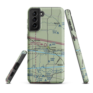 Lincoln Municipal Airport (K71) VFR Sectional Samsung Phone Case