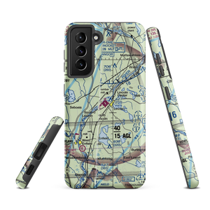 Lincoln Regional Airport (LRG) VFR Sectional Samsung Phone Case