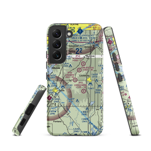 Linders Cow-Chip Airport (7KS6) VFR Sectional Samsung Phone Case