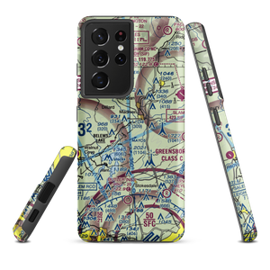 Lindsay Airport (0NC7) VFR Sectional Samsung Phone Case