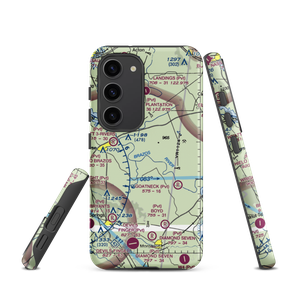 Little 'L' Ranch Airport (TS61) VFR Sectional Samsung Phone Case