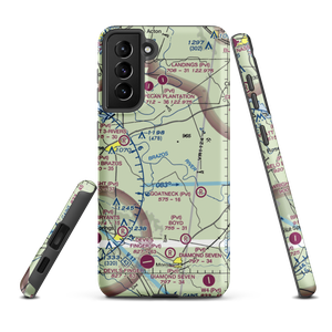 Little 'L' Ranch Airport (TS61) VFR Sectional Samsung Phone Case