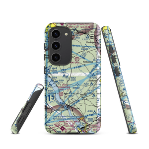 Little Britain Airport (79PA) VFR Sectional Samsung Phone Case