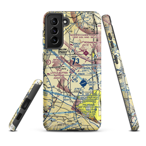 Little Buttes Antique Airfield (1CL1) VFR Sectional Samsung Phone Case