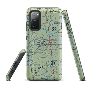 Little Clam Lake Seaplane Base (7WI1) VFR Sectional Samsung Phone Case